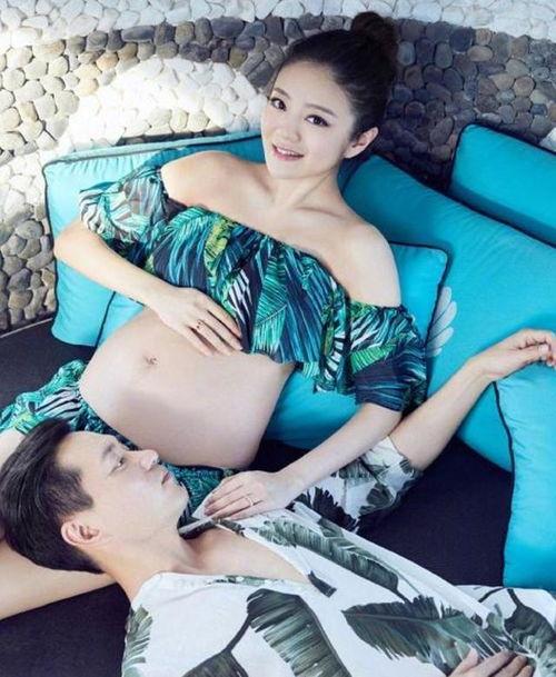 明星怀孕肚皮照片,肚皮上的幸福印记